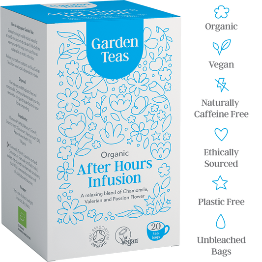 Organic After Hours Infusion 20 Plastic Free Envelopes